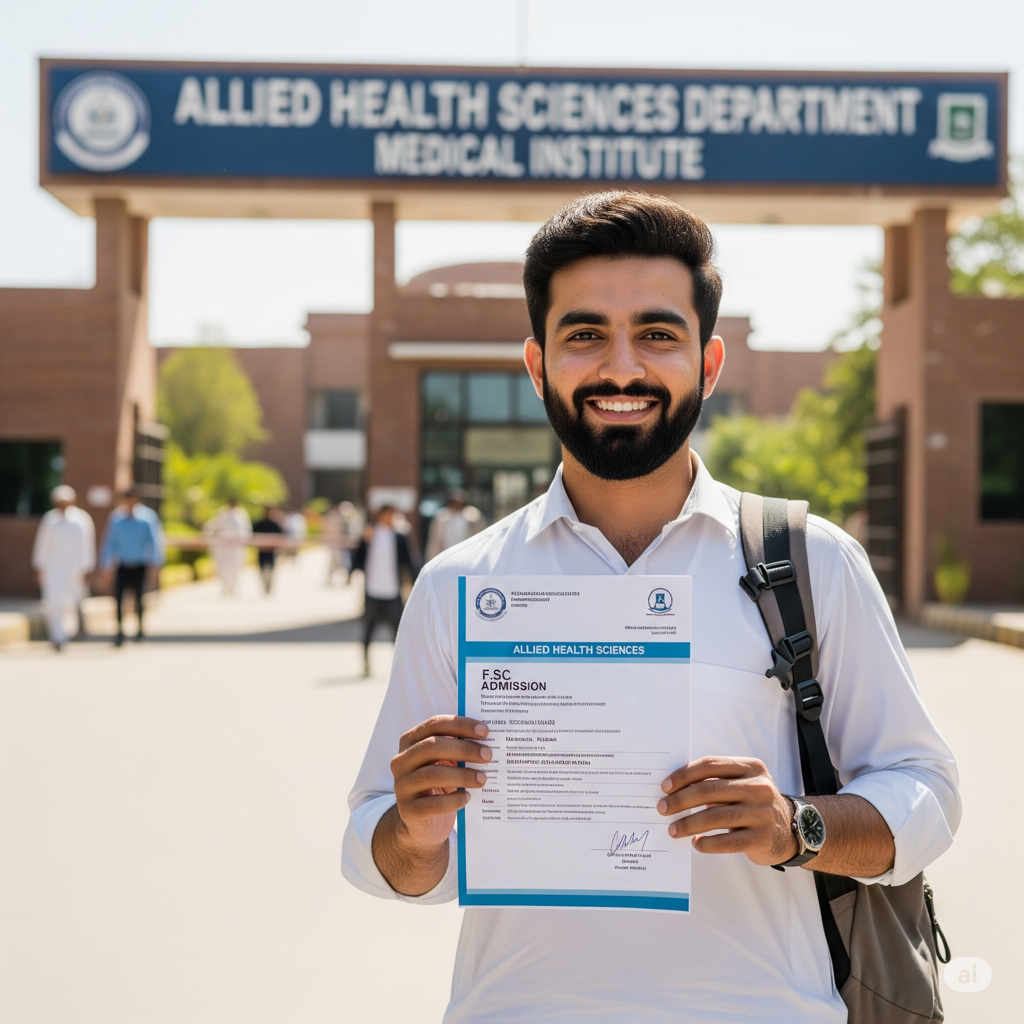 Pakistani student choosing Allied Health after F.Sc