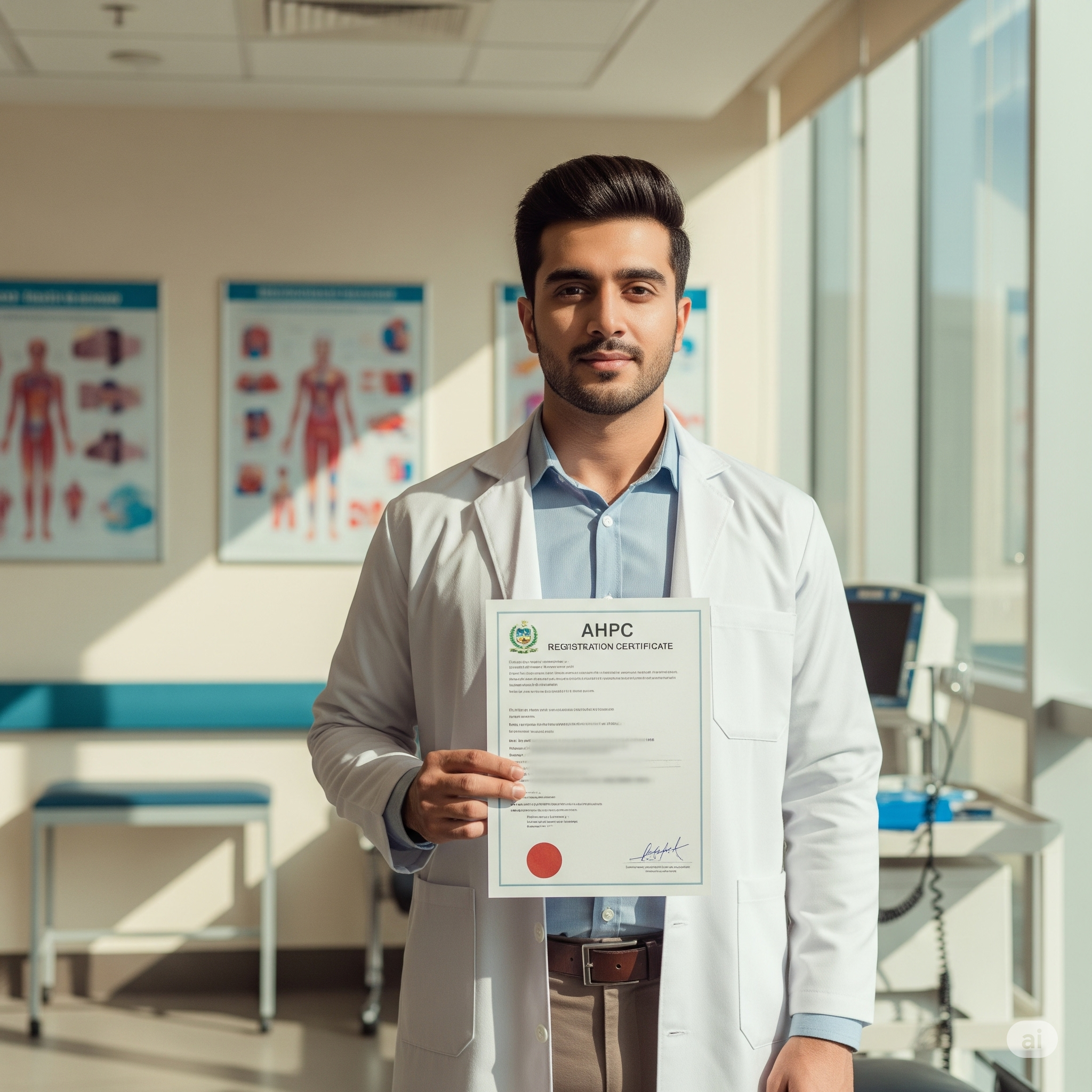 AHPC-licensed Allied Health Professional in Pakistan